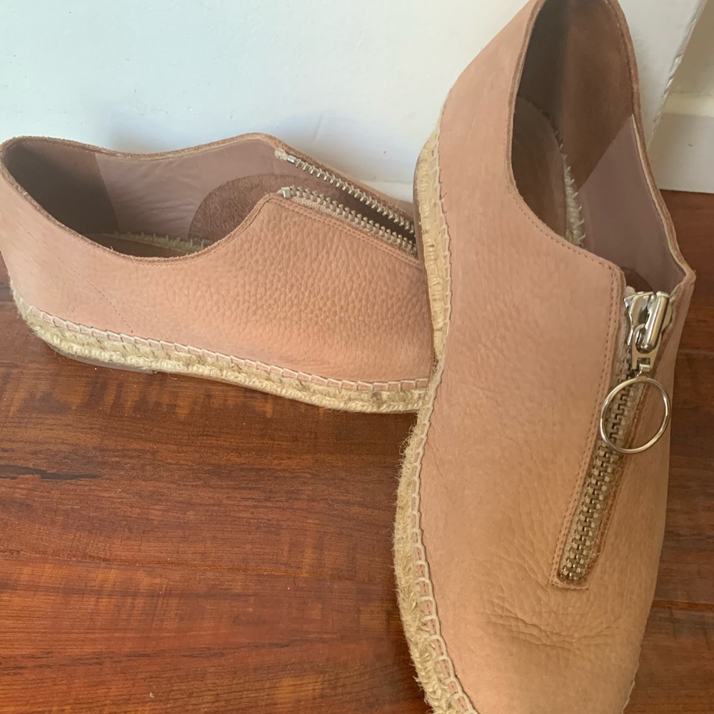 Alexander Wang, Pink Suede Platform Slide, Size 40